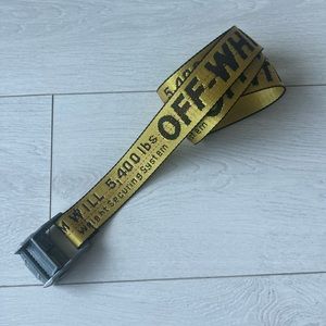 Off-White Yellow Industrial Belt